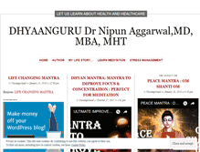 Tablet Screenshot of draggarwal.org